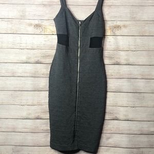 NWOT Express front zip dress